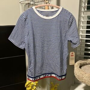 Levi’s Scoop Neck Striped Tshirt